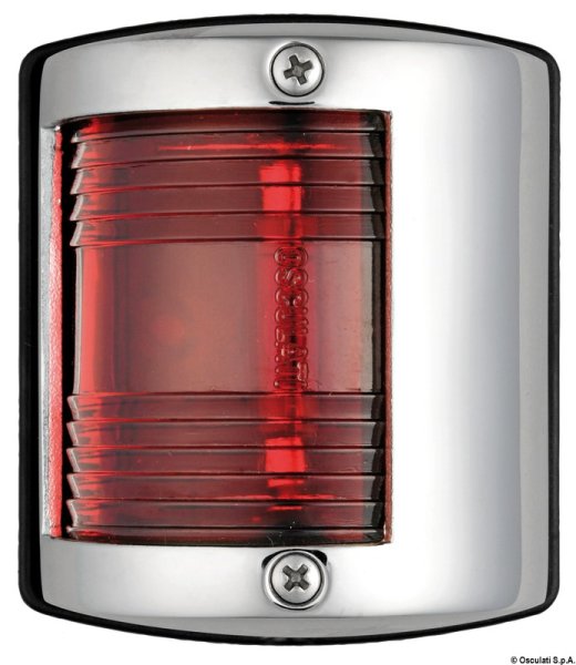 Fanale U85 inox rosso - 11.414.01